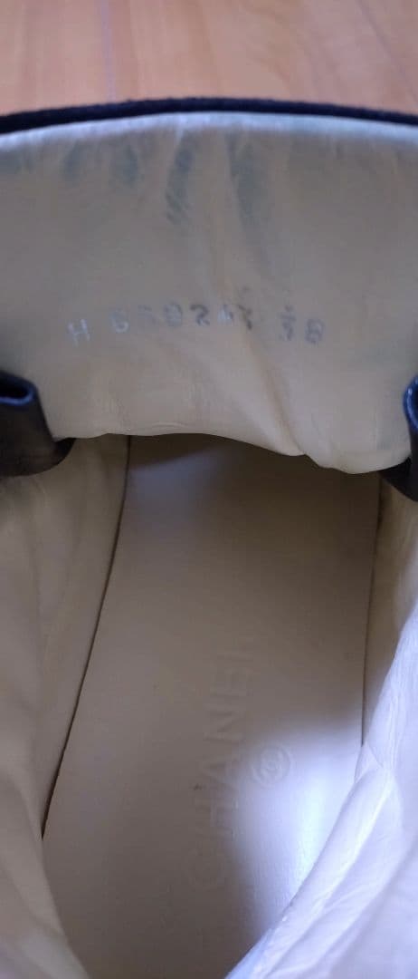 G*フ様 シャネル ハイカット スニーカー ココパール