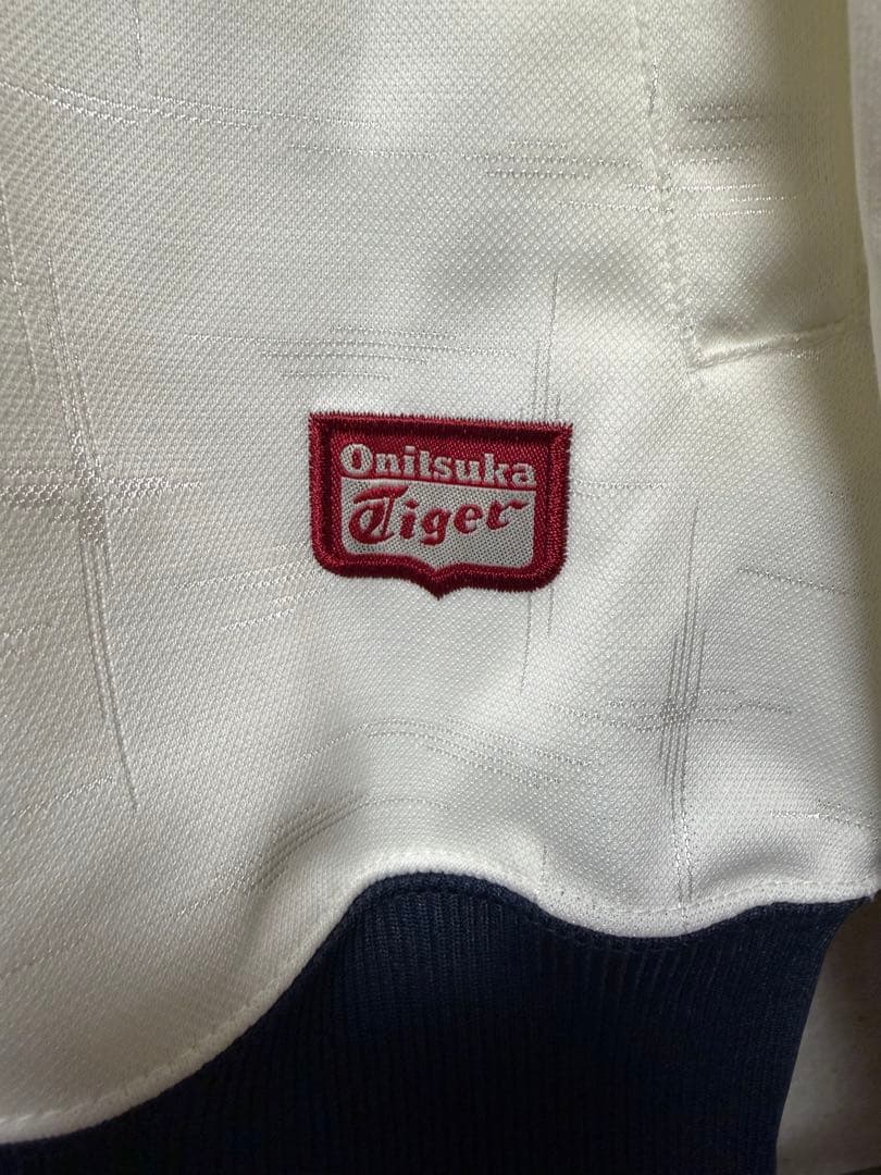鬼レア未使品級　オニツカタイガートラックジャケットジャージ ホワイト/ネイビー