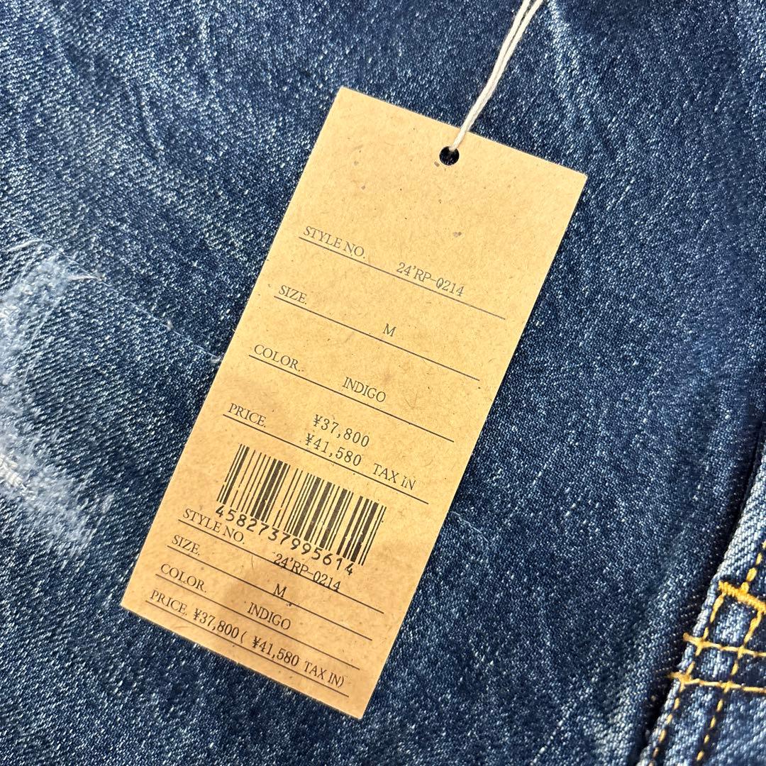 RATS 極美品 デニムパンツ 定価41,580円 クラッシュ加工 サイズM