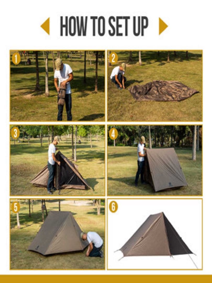 ONETIGRIS TANGRAM ULダブルテント 2人用