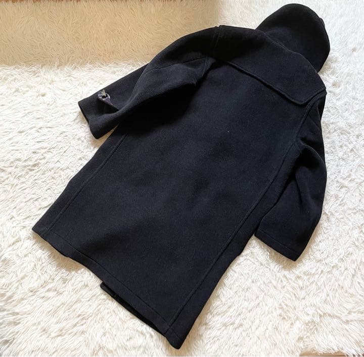 希少✨バーバリー ダッフルコート ノバチェック ネイビー ヘリンボーン