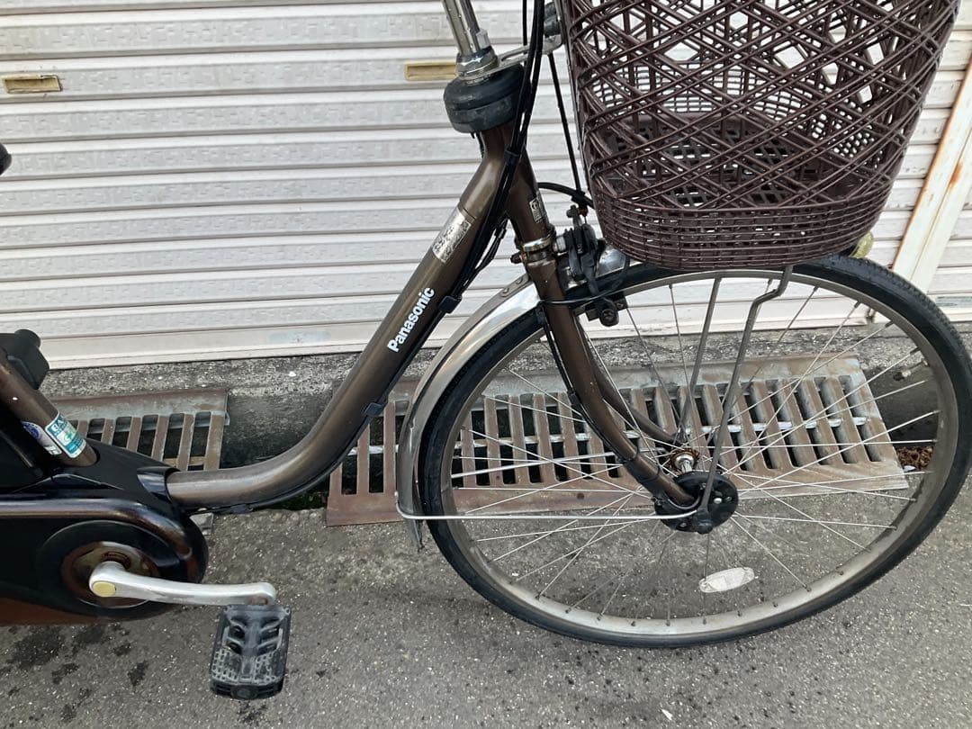 パナソニック新機種電動アシスト自転車viviDX26インチブラウン系ボディー