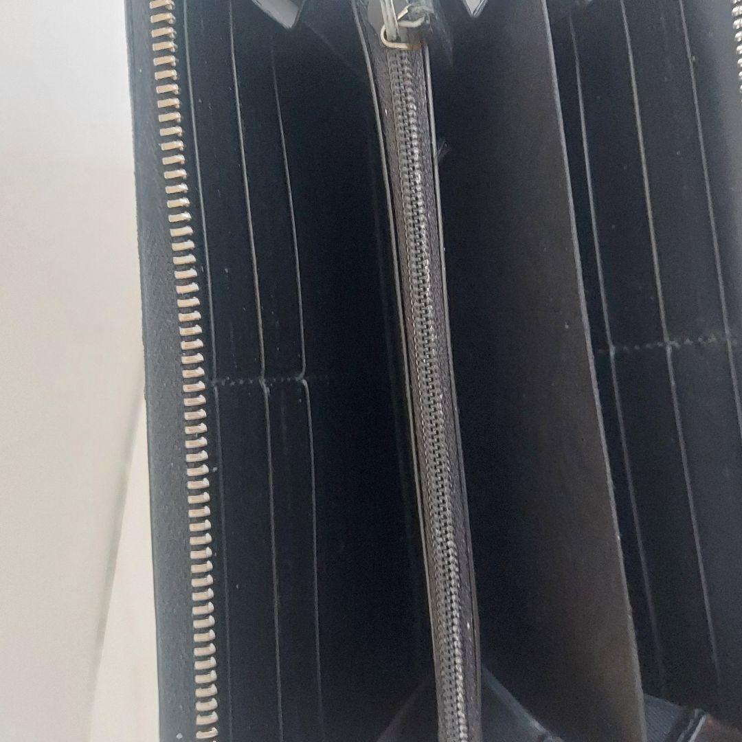 ☆美品☆GUCCI GGスプリーム レザー ラウンドファスナー 虎　長財布