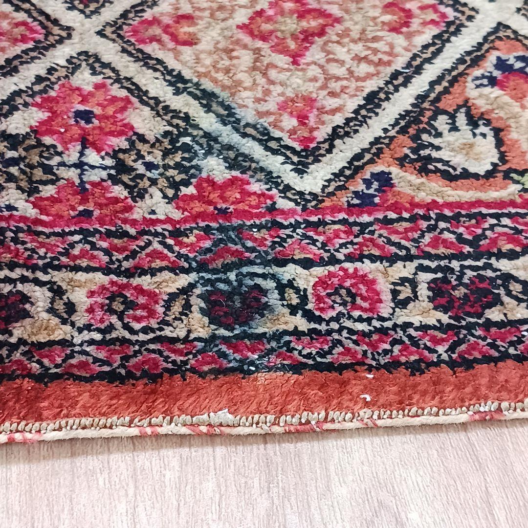 Y2822-2 ペルシャ絨毯 クム産 シルク100% 手織り