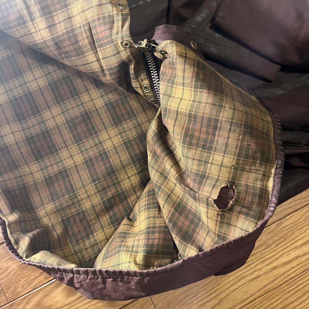 Barbour 90s BEAUFORT ブラウン オイルドENGLAND