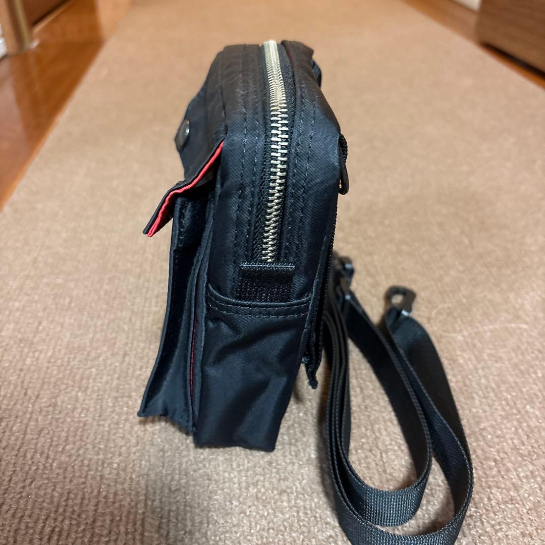 美品 PORTER L-fine ポーターエルファイン 黒 ショルダーバッグ - メルカリ