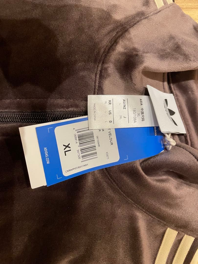 adidas ファイヤーバード トラックトップ ベロア XL【美品】