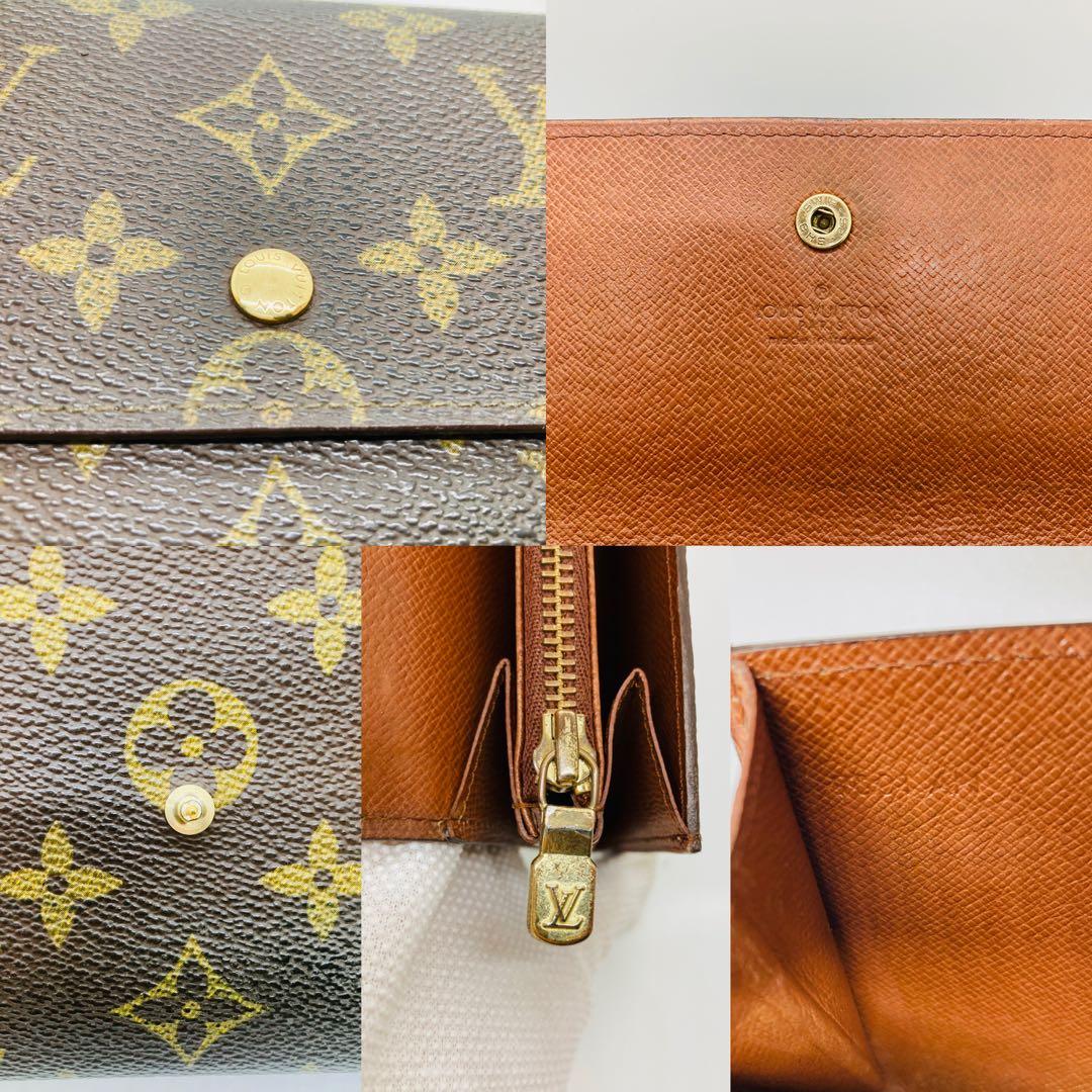 ルイヴィトン LOUIS VUITTON モノグラム 長財布 サラ A868