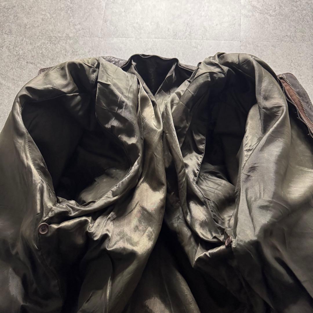 【90s vintage】フライトジャケット　L A-2 シープスキン　裏ボア