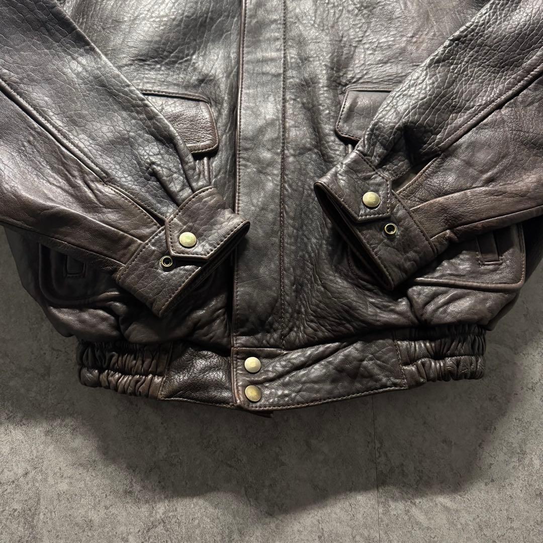 【90s vintage】フライトジャケット　L A-2 シープスキン　裏ボア