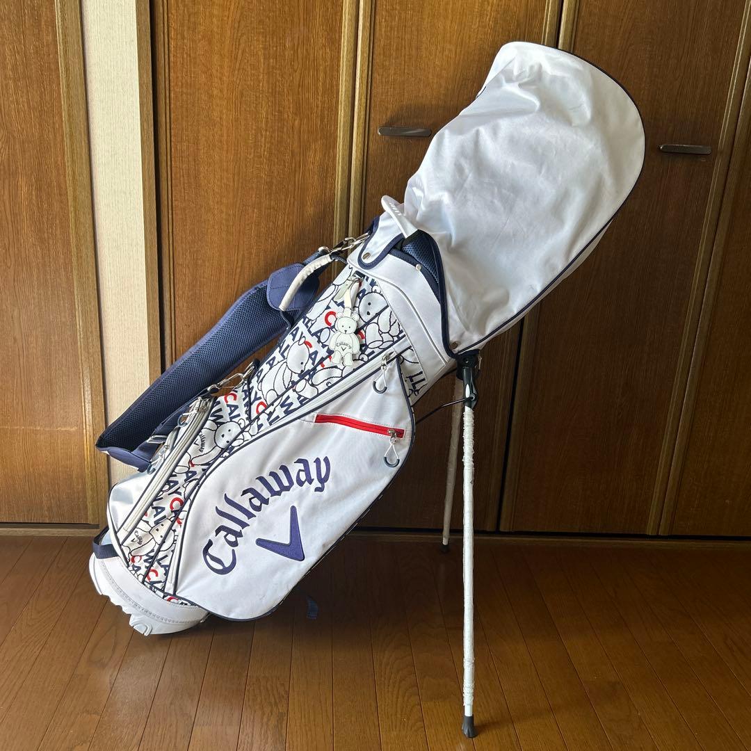 Callaway キャディバッグ スタンド付き ホワイト