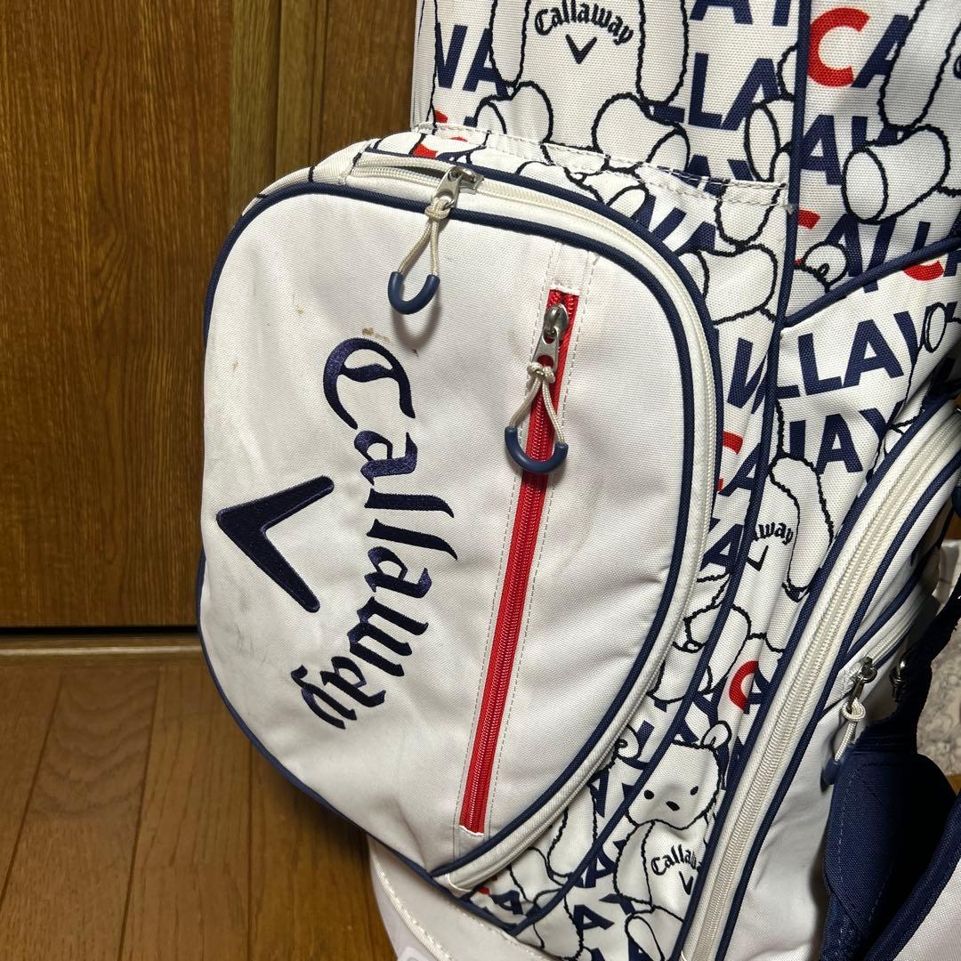 Callaway キャディバッグ スタンド付き ホワイト