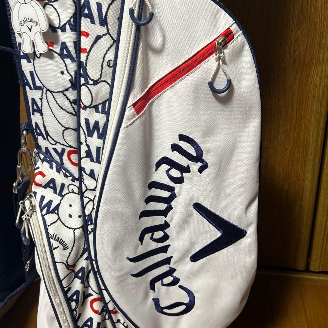 Callaway キャディバッグ スタンド付き ホワイト