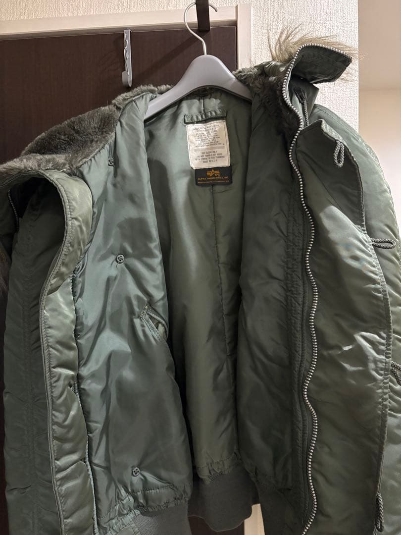 【USA製】90s ALPHA INDUSTRIES N-2Bフライトジャケット