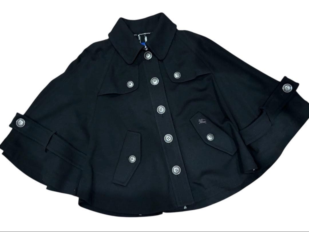 BURBERRY ブルーレーベル ポンチョコート ジャケット 刺繍