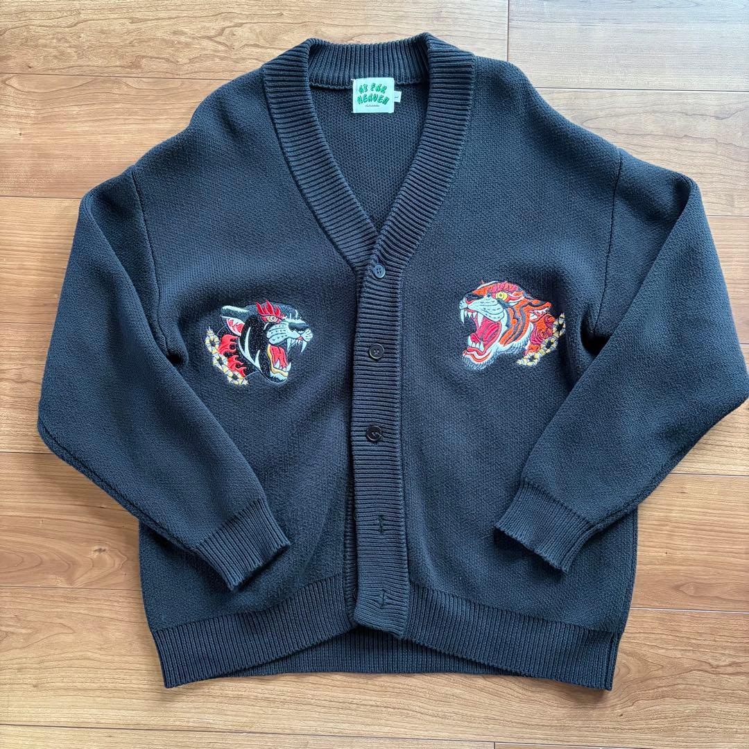 チュウカタベタイ　カーディガン　ブラック　L