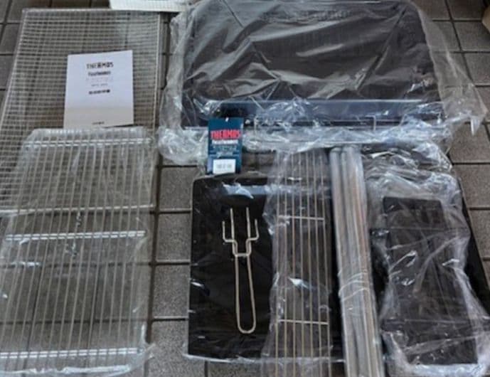 【廃盤希少】サーモスポータブルチャコールバーベキューグリル　新品未使用　最終価格