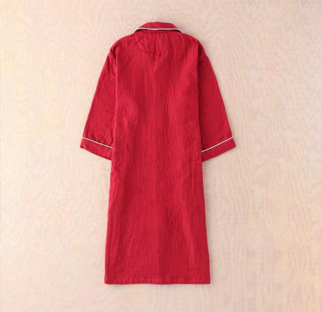 公式完売品　新品　UCHINO マシュマロガーゼ カラースリーパー L パジャマ