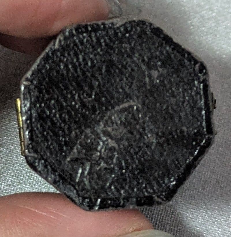 LoW9　アンティークハート型＋8角ジュエリーボックス２点セット