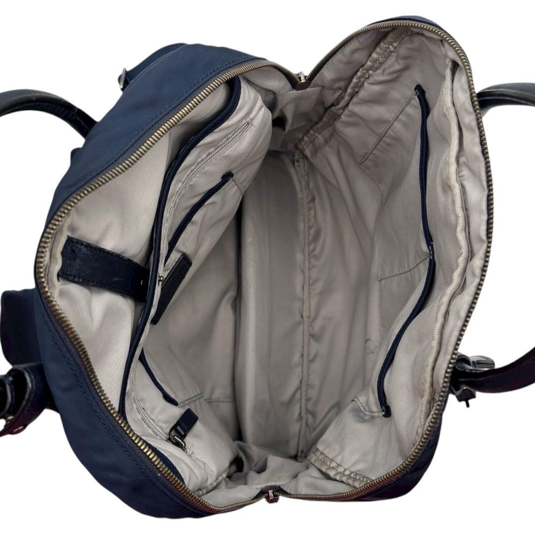 良品◎ トゥミ エイデン A4可 リュック バックパック ナイロン ネイビー