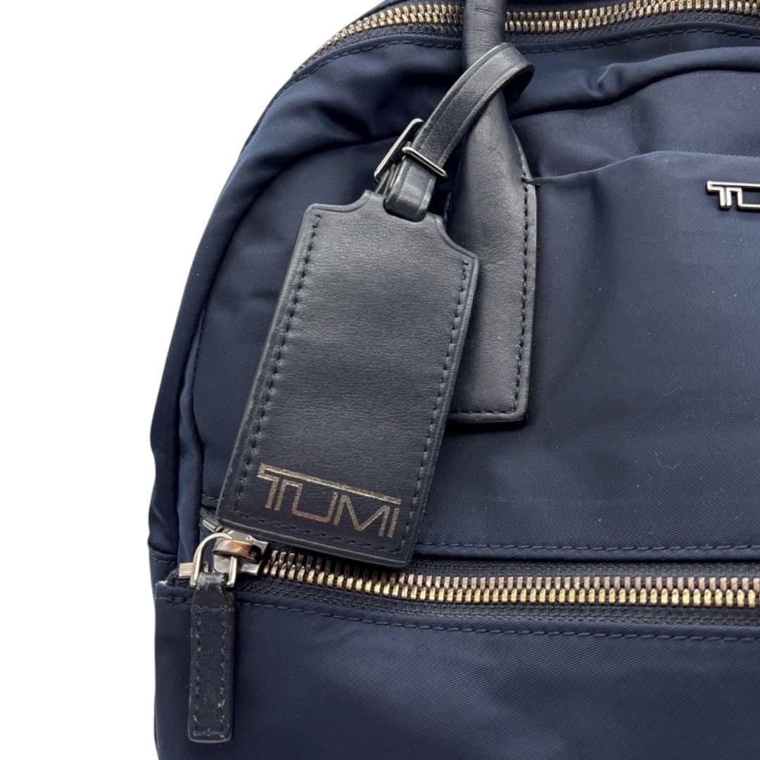 良品◎ トゥミ エイデン A4可 リュック バックパック ナイロン ネイビー