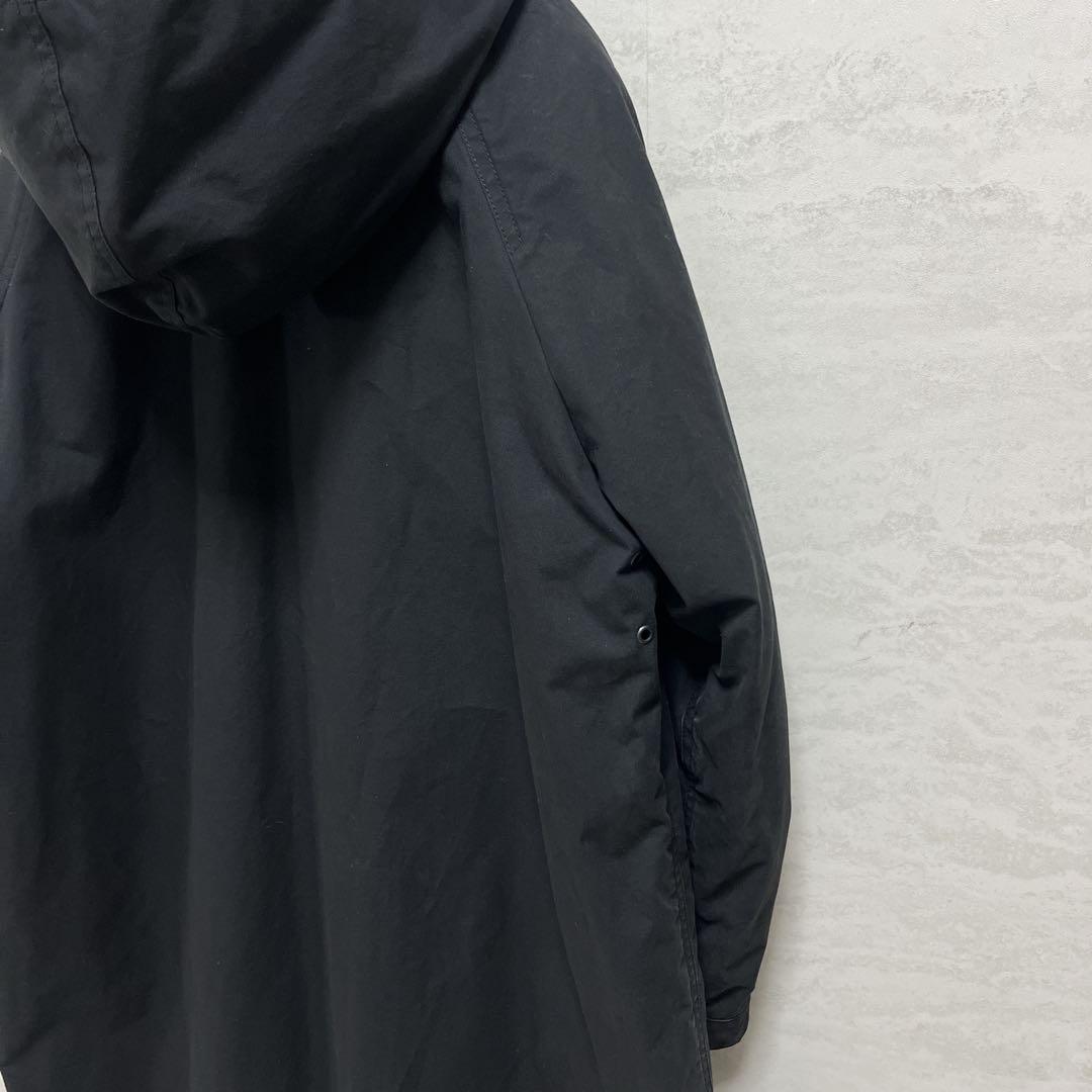 『MHL.』フーディーコート/ライナー取外し/3way/モッズコート/ブラック