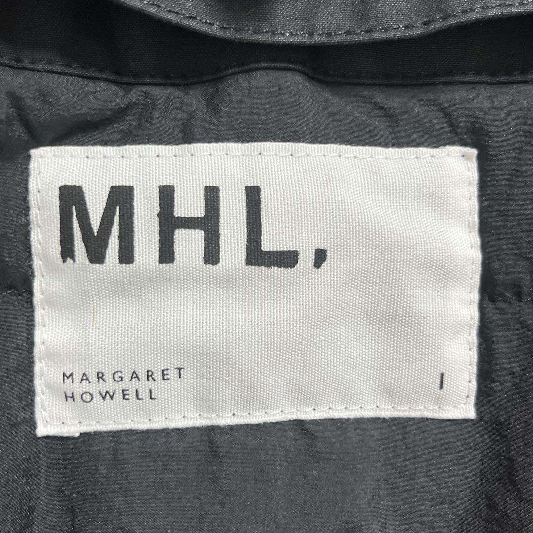 『MHL.』フーディーコート/ライナー取外し/3way/モッズコート/ブラック