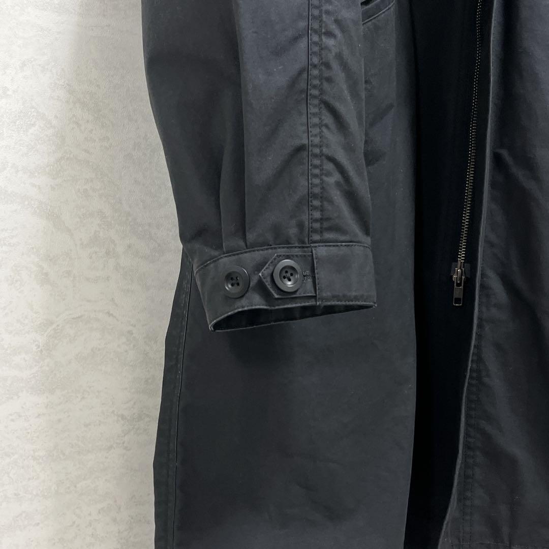 『MHL.』フーディーコート/ライナー取外し/3way/モッズコート/ブラック