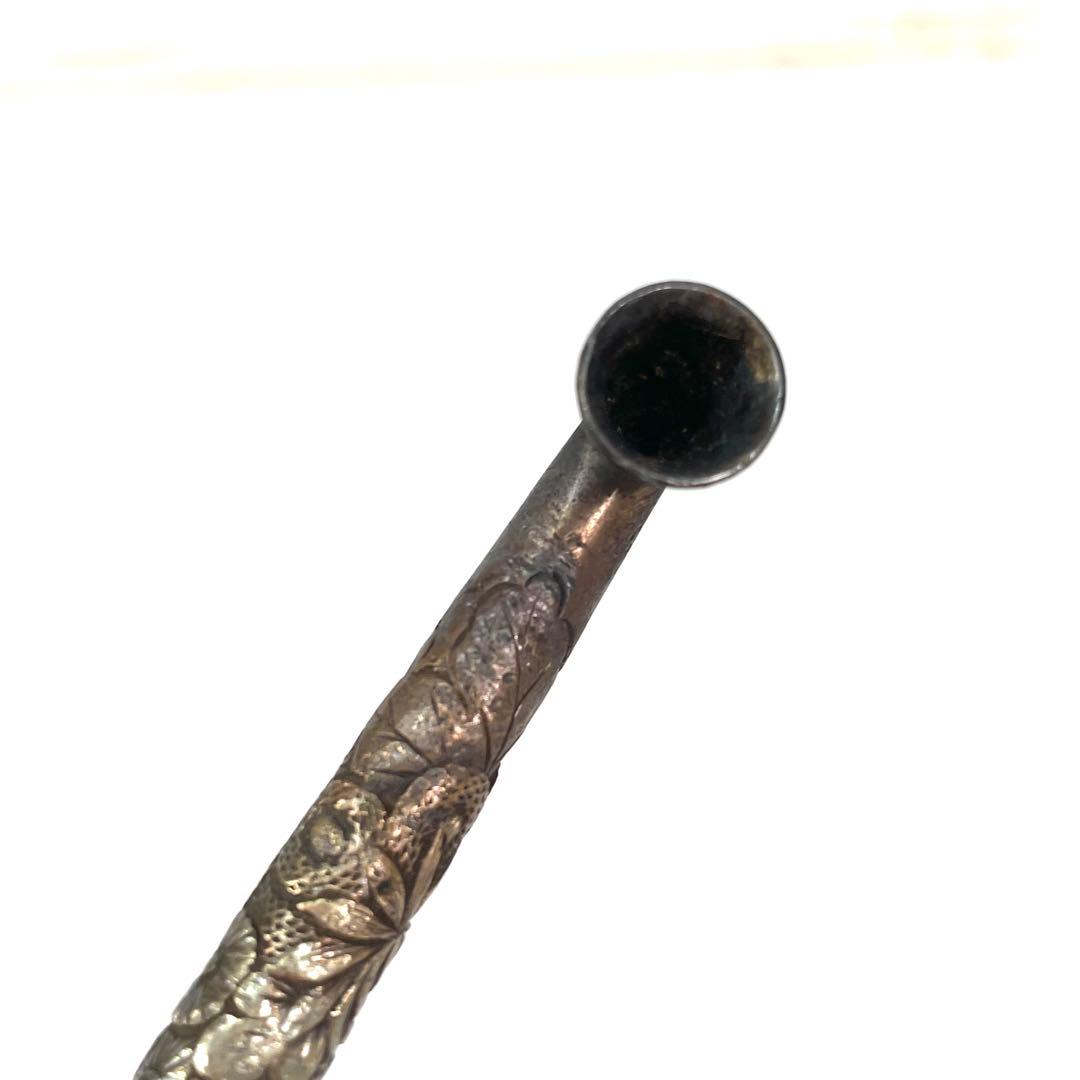 キセル煙管 喫煙具 煙草 革製 希少アンティーク パイプ レトロ コレク骨董現状