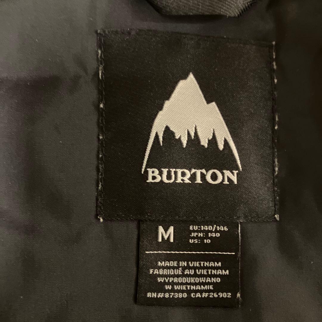 BURTON スノーボードウェア キッズ Mサイズ 140cm 上のみ