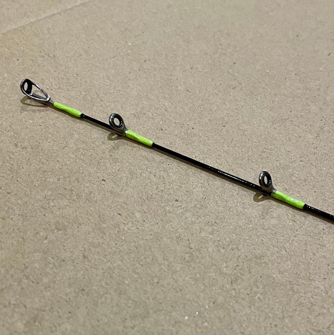 カフェオレ様バレーヒル　レトログラードX ティップランロッド　チタンsicガイド