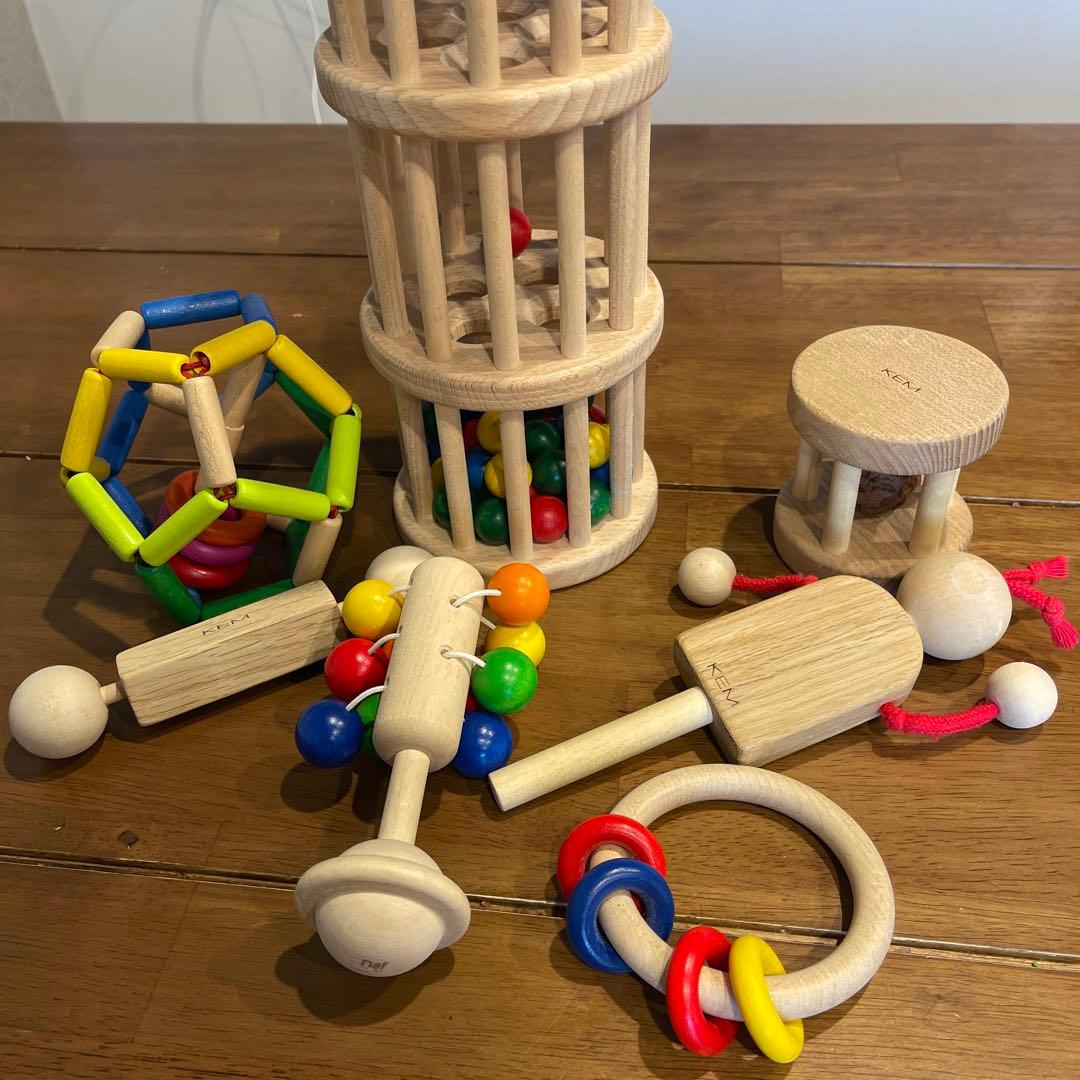 NIC社、naef社等　木製 おもちゃ セット　7点