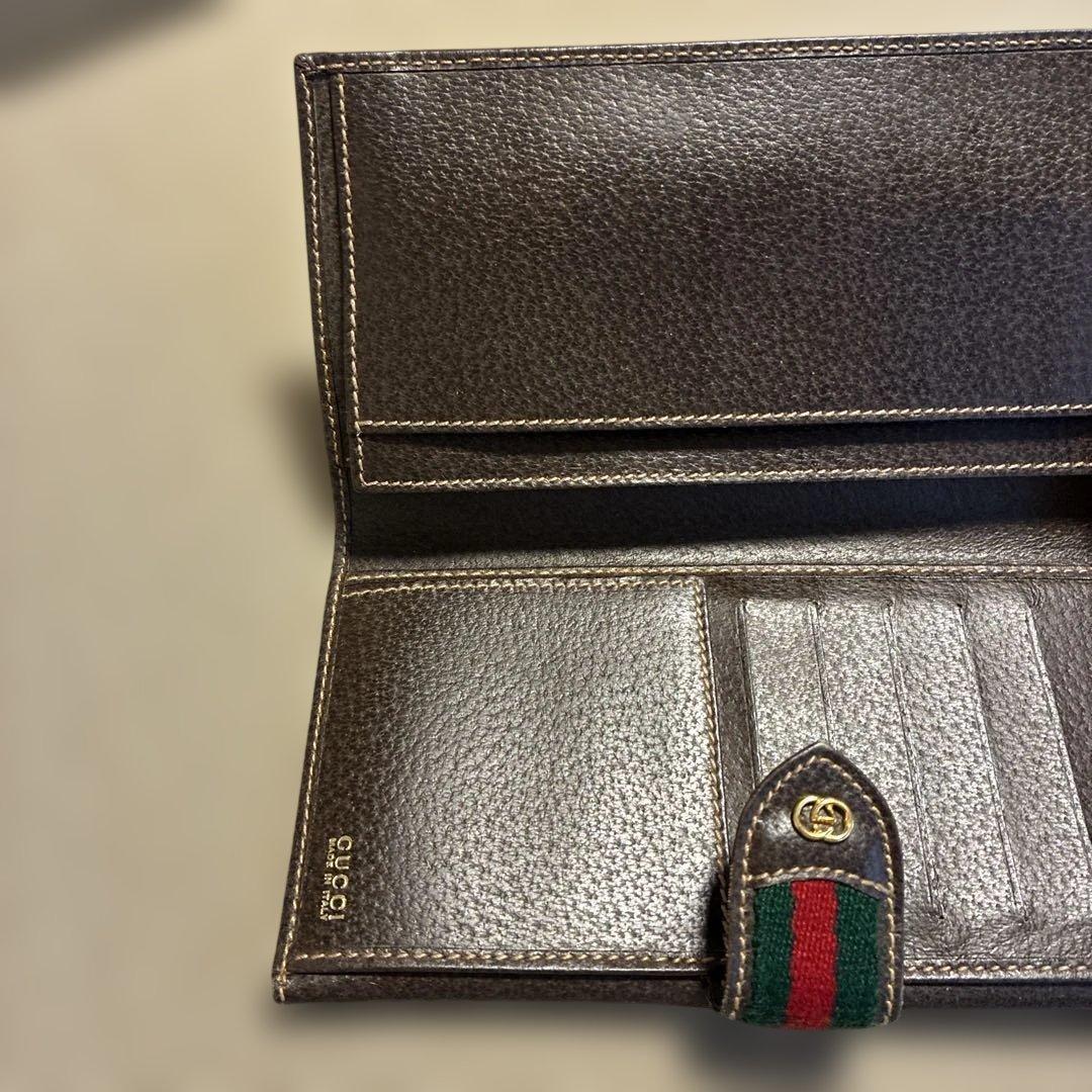 Gucci GGパターン 長財布 ベージュ/ブラウン