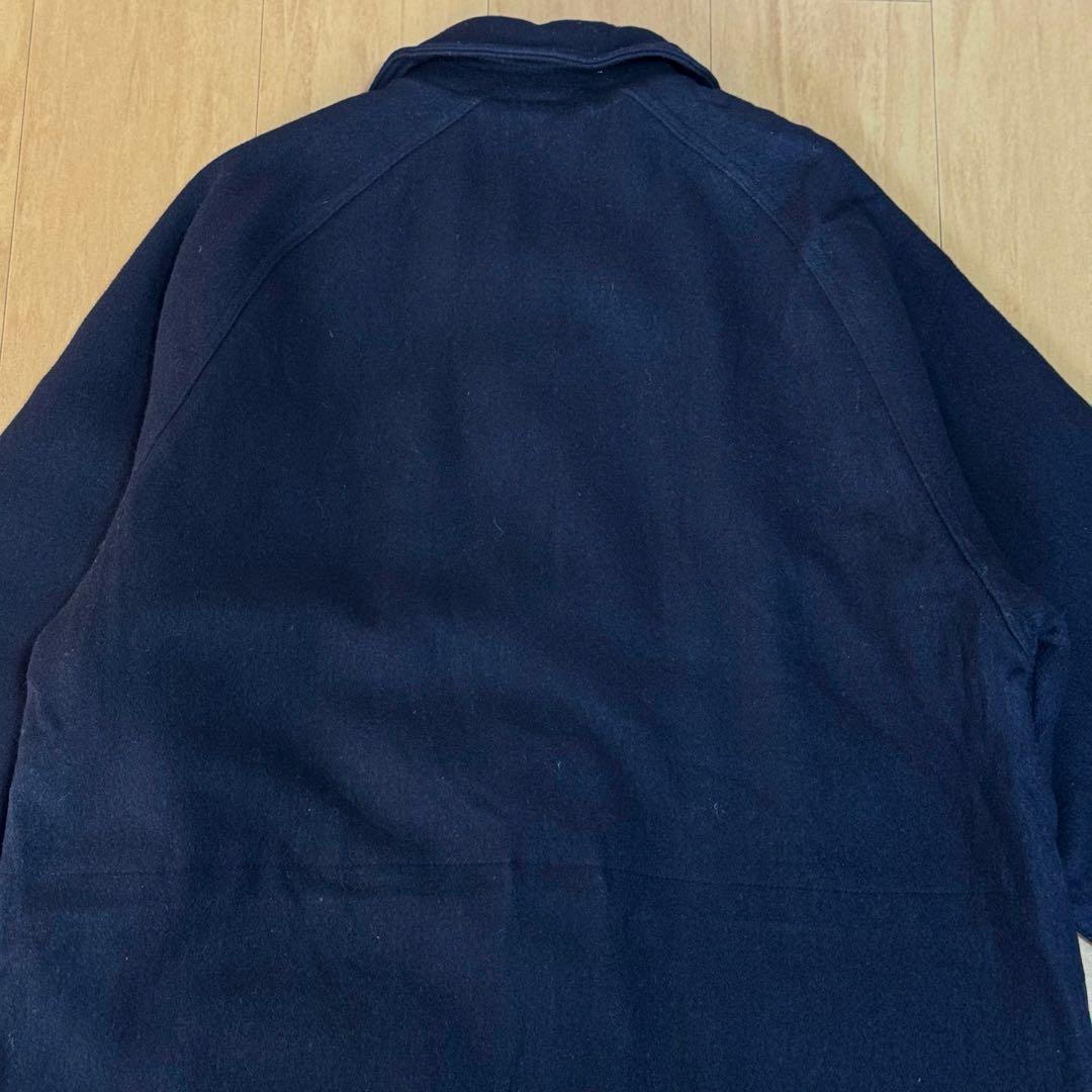 L.L.BEAN 80s USA製 ウールストームコート ダークネイビー