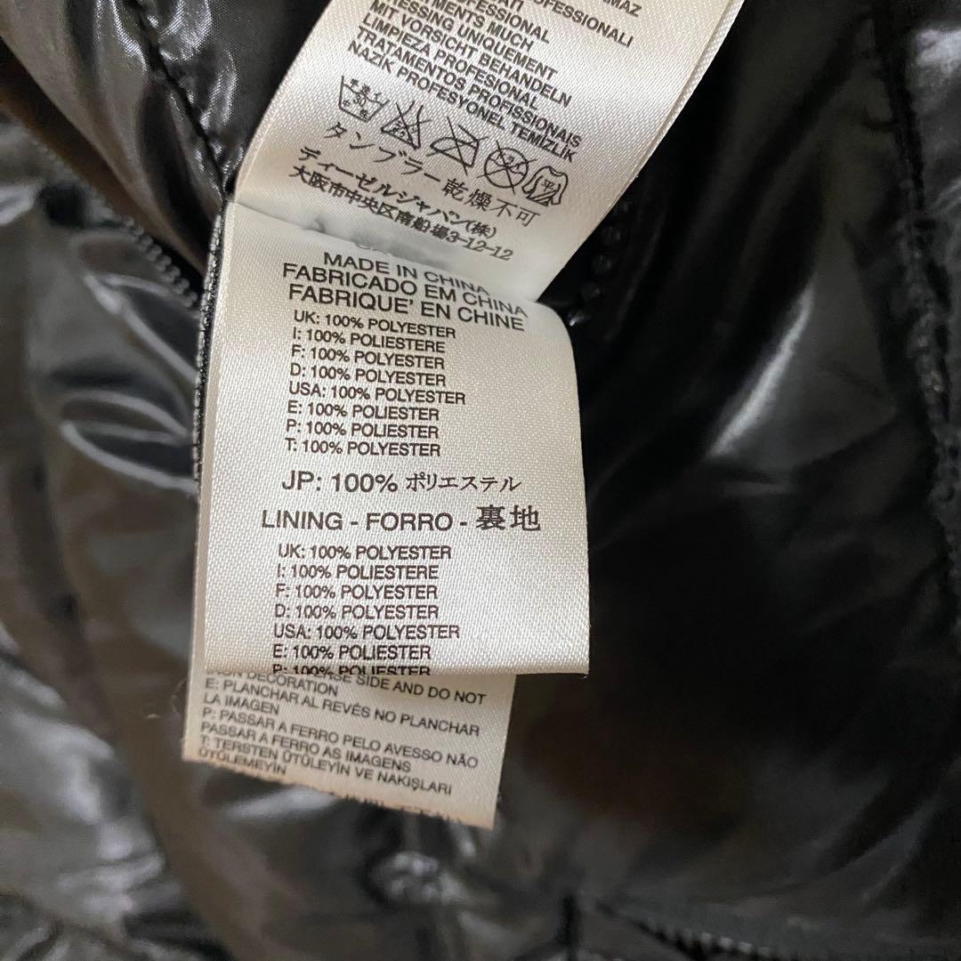 00s 55dsl DIESEL 短丈 down puffer jacket 黒