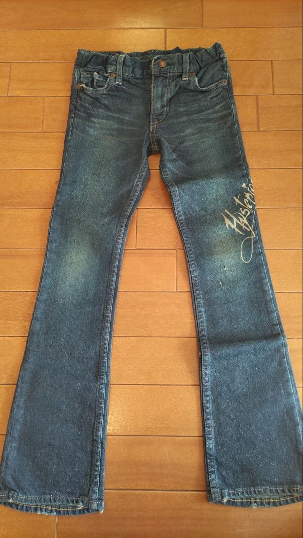 『値下げ』『3本まとめ売り』ヒステリック＆バナナチップス130センチジーンズ