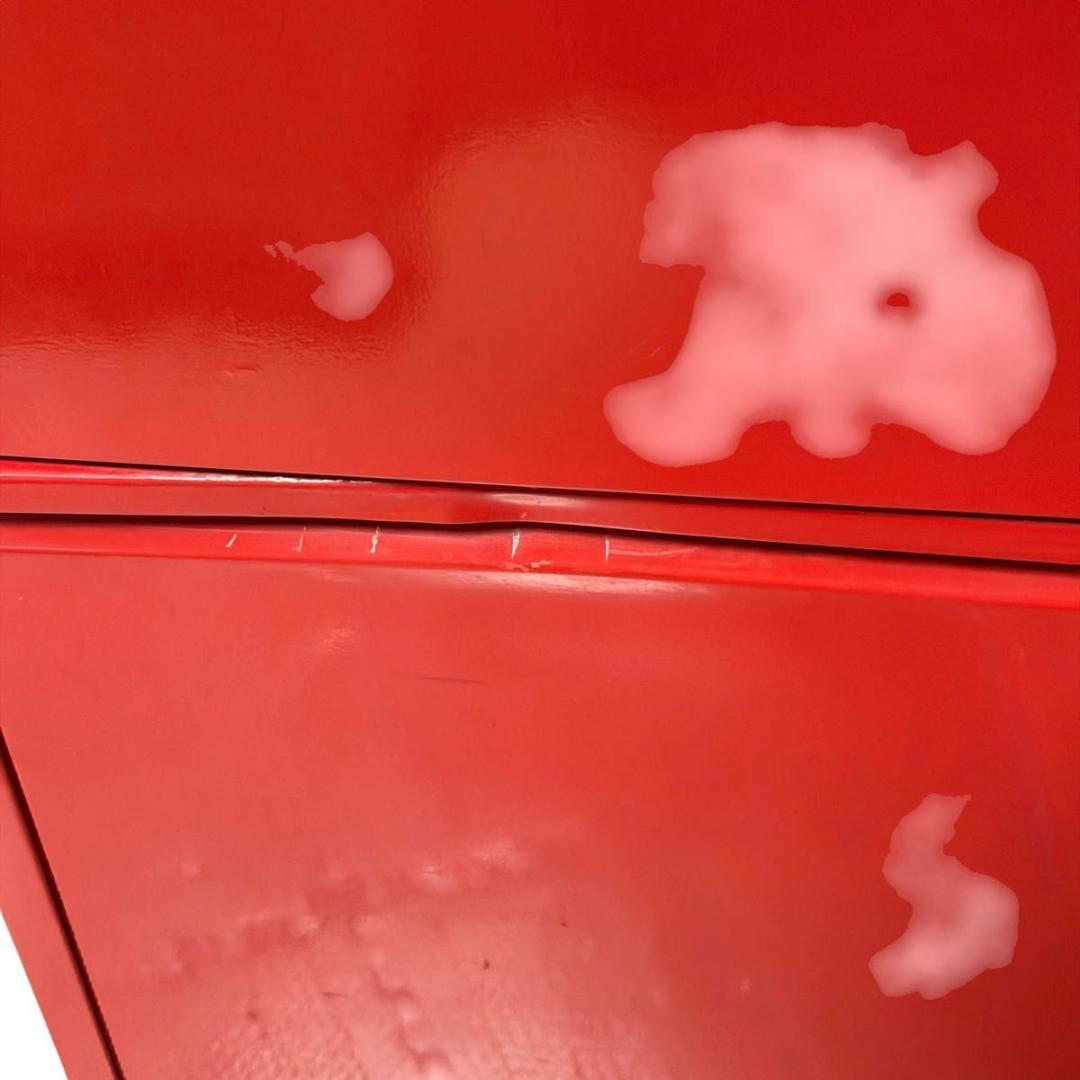 【希少】DOTTUS シューズボックス 赤 3段