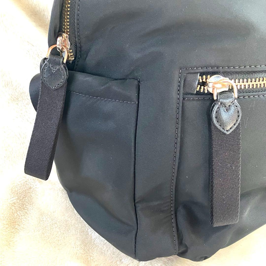 【美品✨】Kate Spade ケイトスペード リュック チェルシー 黒