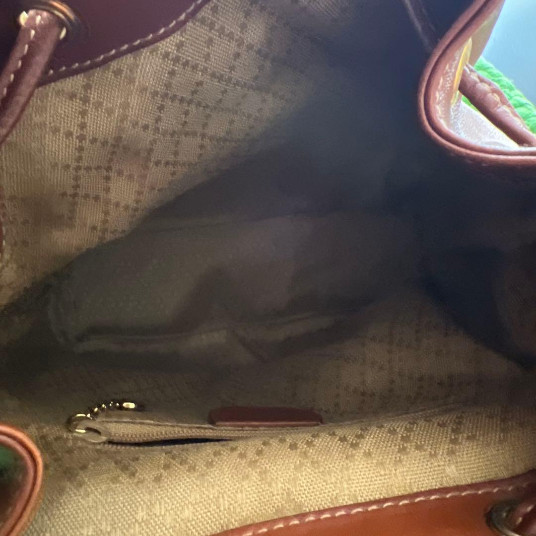 GUCCI グッチ バンブー レザー ミニリュック ブラウン