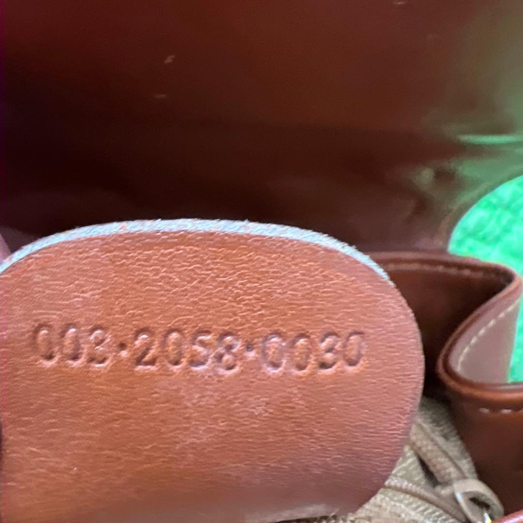 GUCCI グッチ バンブー レザー ミニリュック ブラウン