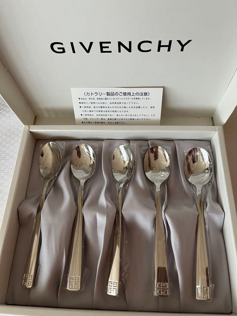 GIVENCHY スプーン5本セット 新品未使用 ジバンシー - メルカリ