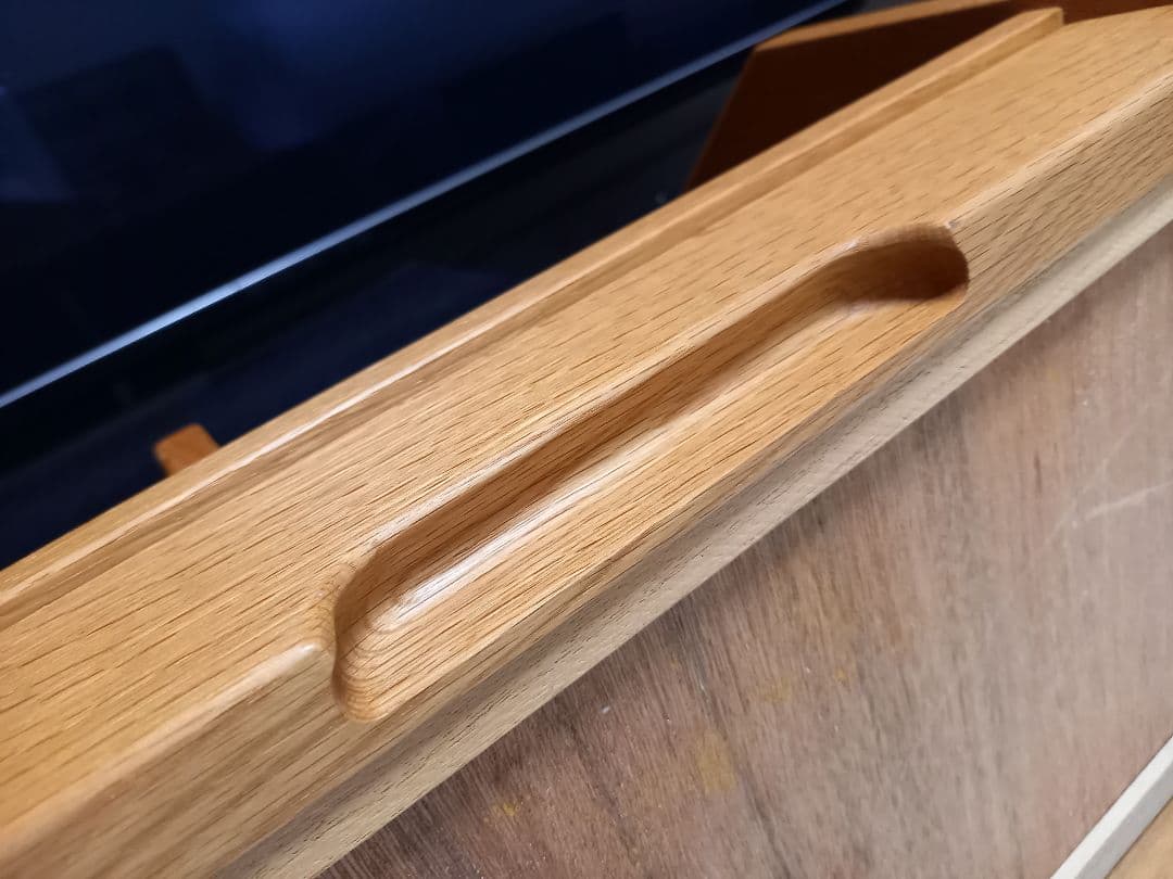 ナチュラル　モダン　オーク　サイドラック　ブックシェルフ　楢　無垢材