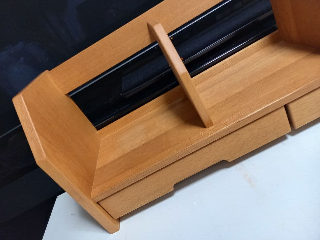 ナチュラル　モダン　オーク　サイドラック　ブックシェルフ　楢　無垢材