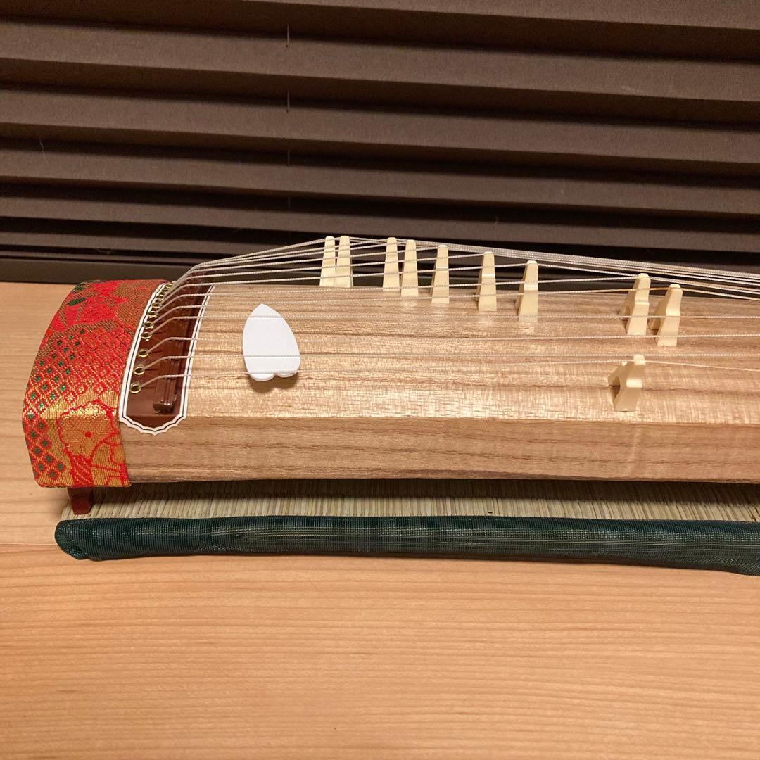 お琴 ミニ琴 13弦 木製 お琴の手びき