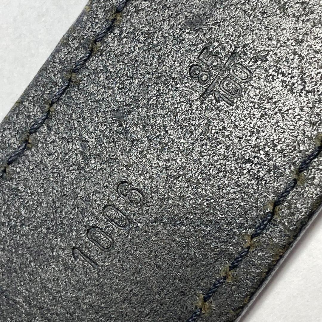 ディオールオム Dior Homme シルバーロゴバックルベルト 85 エディ期