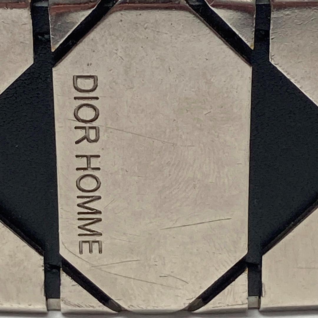 ディオールオム Dior Homme シルバーロゴバックルベルト 85 エディ期