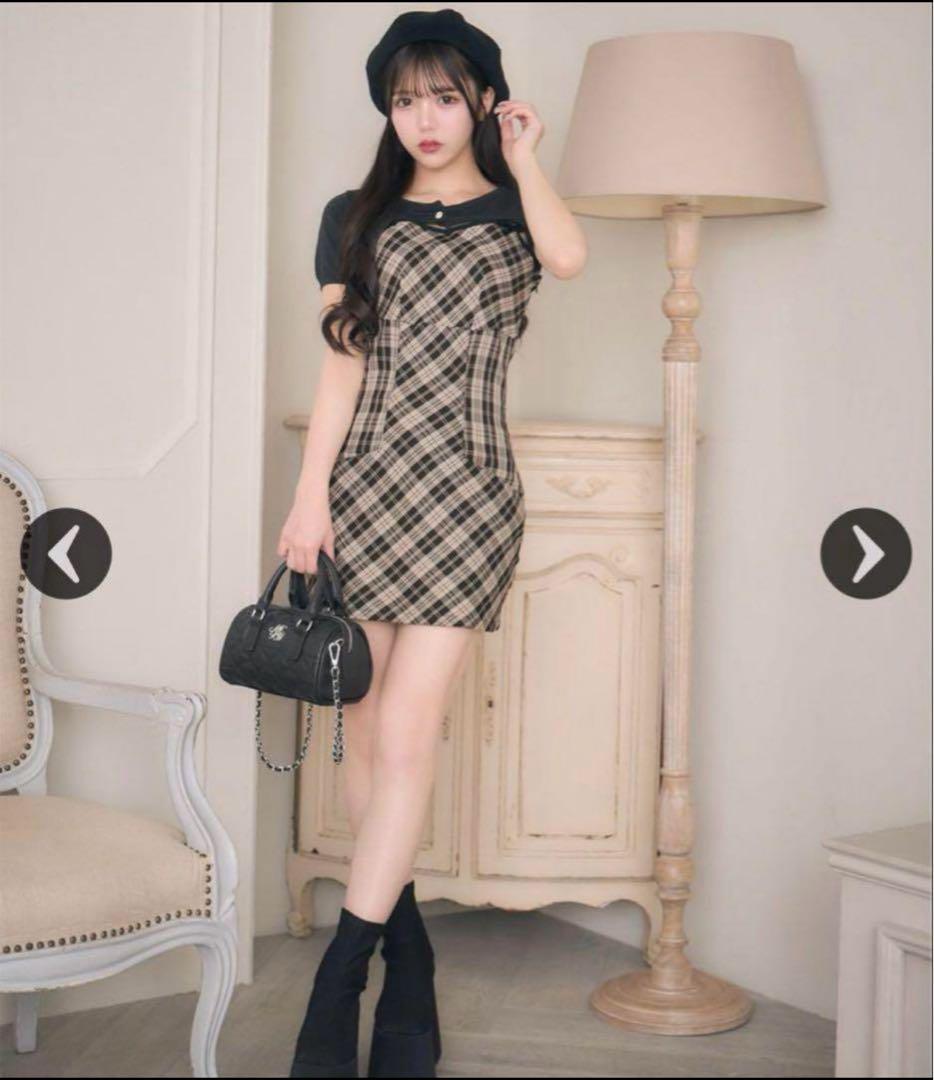 ミシェルマカロンリボンキャミワンピアンサンブル