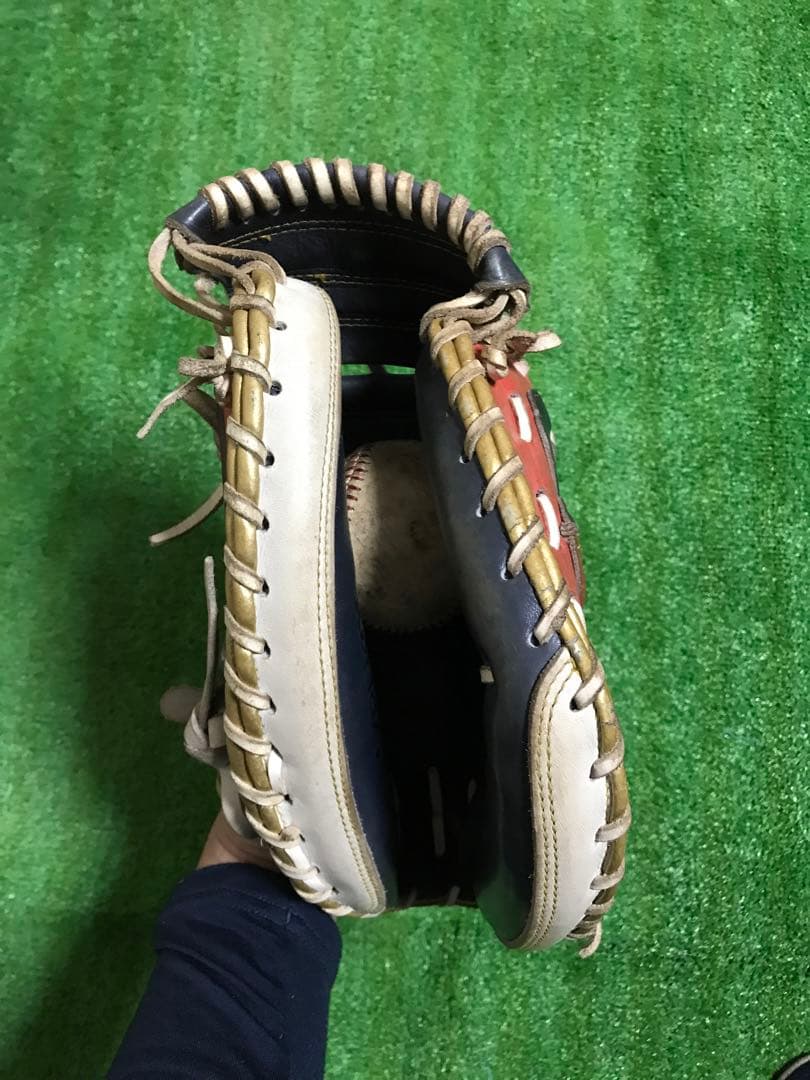 ザナックス　軟式キャッチャーミット　型抜群！　即戦力！