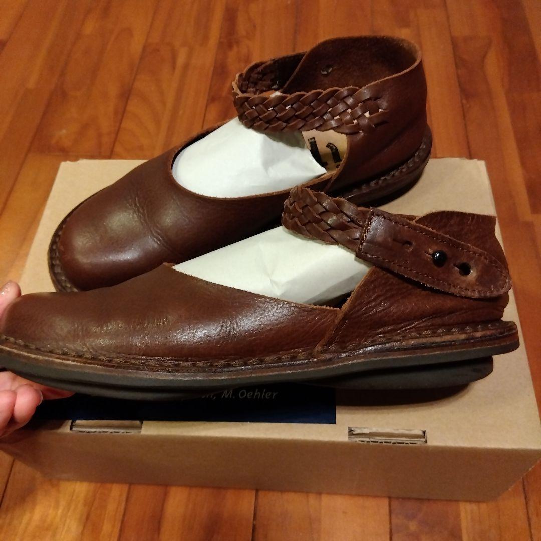 トリッペン trippen 37 24 ブラウン レースストラップ