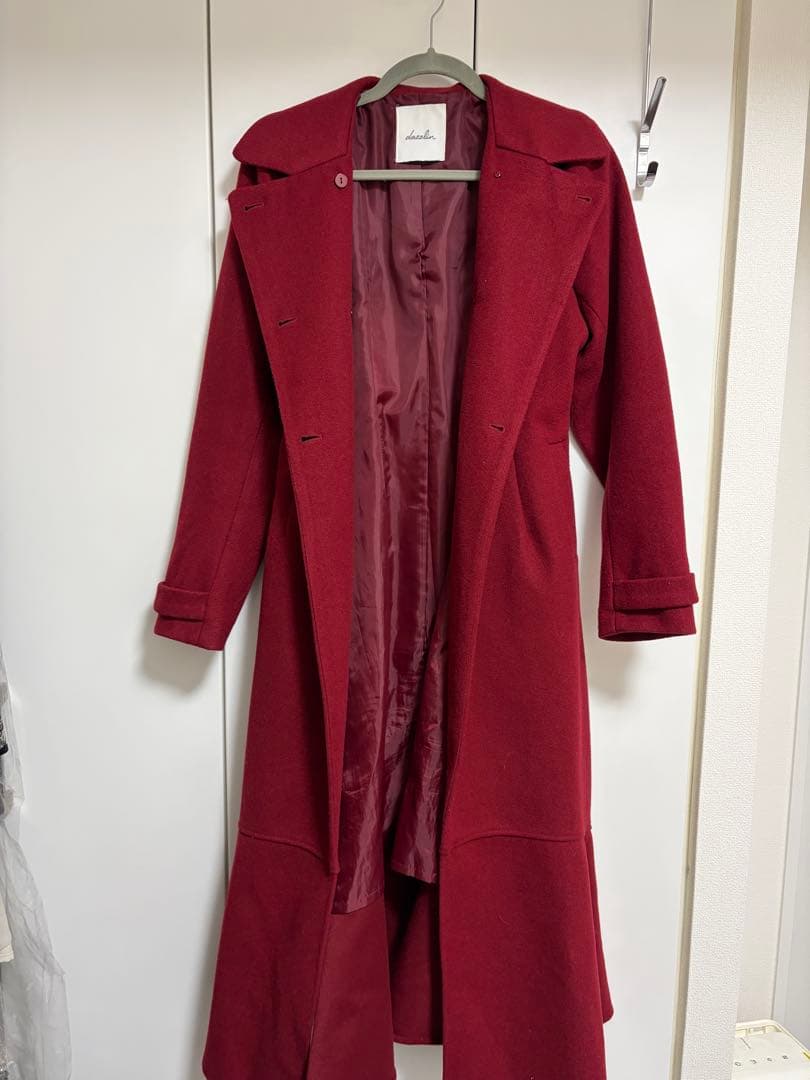 dazzlin テーラーマーメイドコート レッド